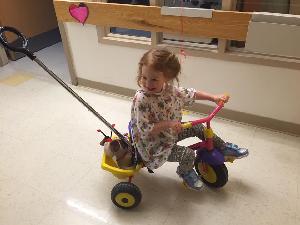 "I want to stay in the hospital forever!"