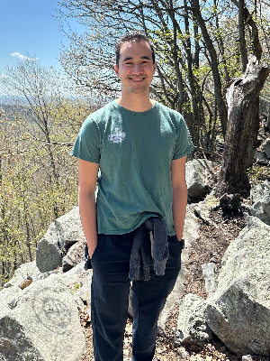 Justin hiking Appalachian trail