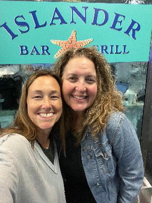 My co-captain Lisa and I!
