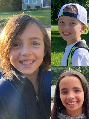 Daphne, Theo and Hailey