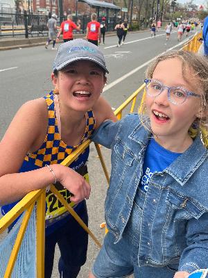 2025 Boston Marathon: Kaylee and Patient Partner Grace